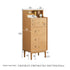 Oslo Natural Solid Oak 3 Over 3 Tallboy