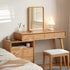Oslo Natural Solid Oak Dressing Table Design B