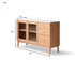 Oslo Solid Oak Sideboard With Ceramic Top