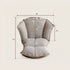 Oulu Eggshell-Inspired Fabric Leisure Chair Sofa