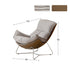 Oulu Eggshell-Inspired Fabric Leisure Chair Sofa