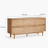 Pello Natural Solid Oak Lowboy Drawers