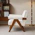 Polino Faux Shearling Leisure Sofa Chair