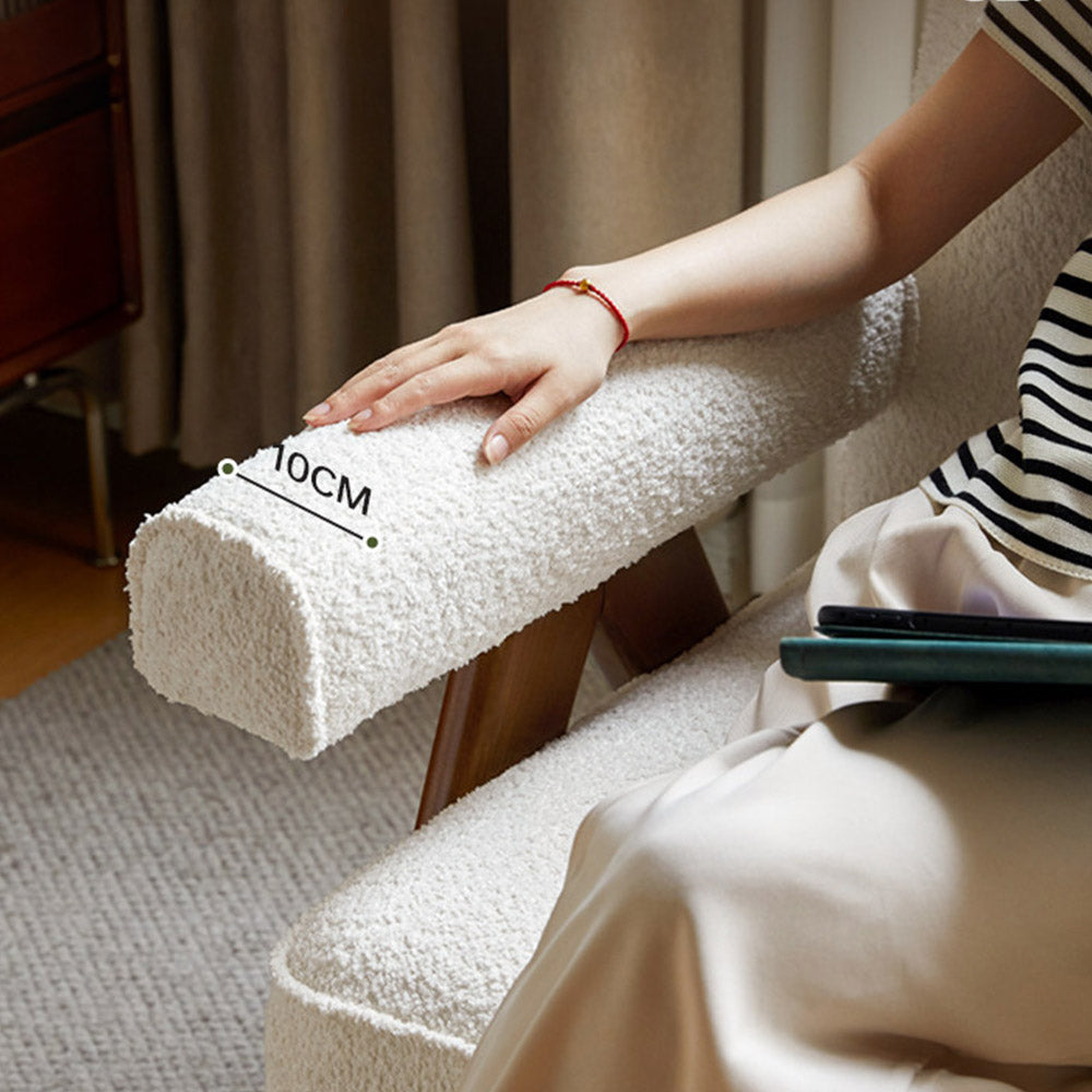 Polino Faux Shearling Leisure Sofa Chair