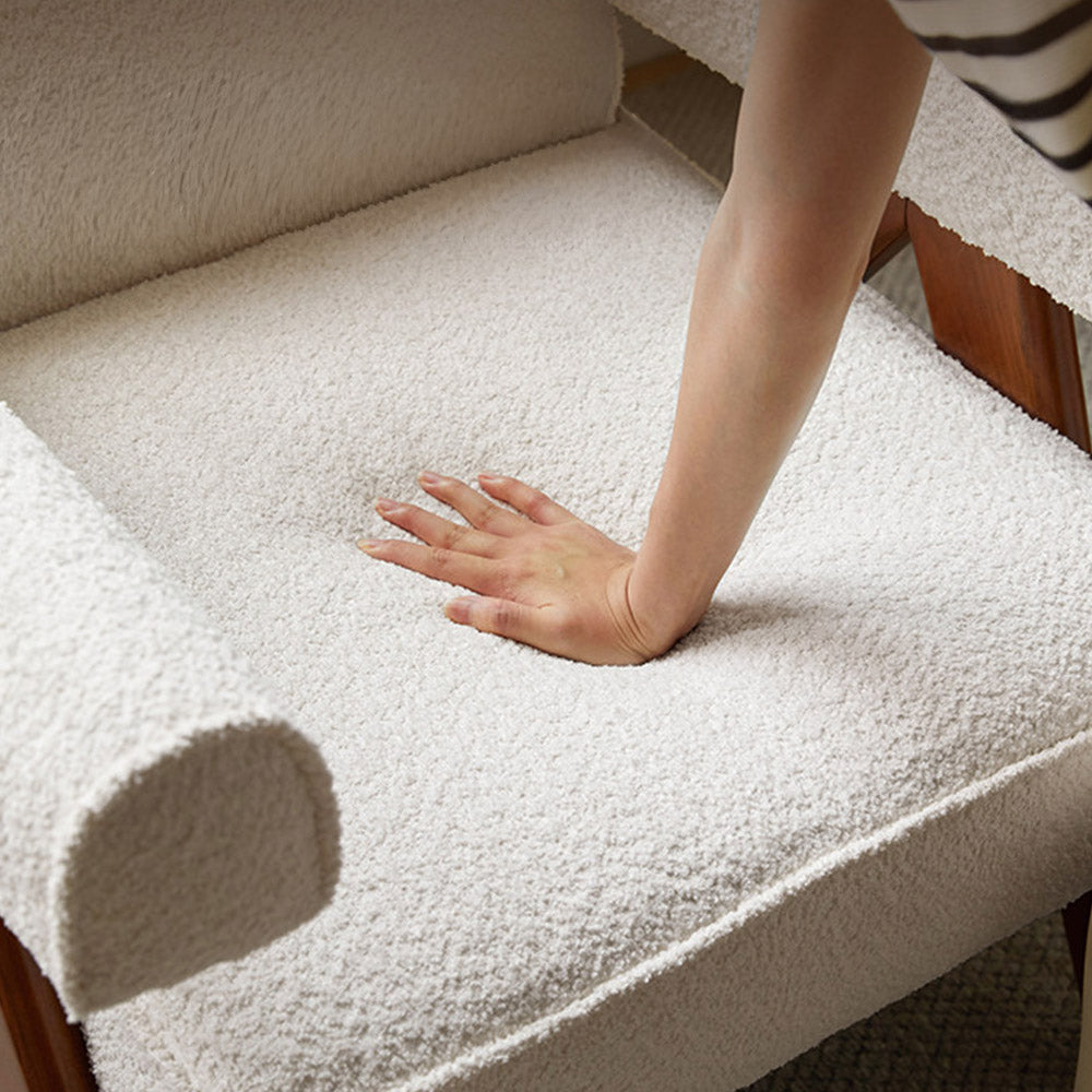 Polino Faux Shearling Leisure Sofa Chair