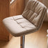 Polle Silicone Leather Height Adjustable Bar Stool