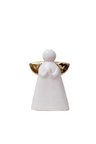 Porcelain Angel Praying 16.5CM FXA815 - Oak Furniture Store