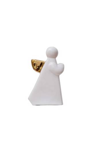 Porcelain Angel Side Pose 16.5CM FXA801