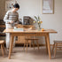 Bremen Natural Solid Oak Extending Dining Table - Oak Furniture Store