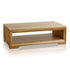 Chamfer Solid Oak Coffee Table - Oak Furniture Store