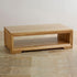 Chamfer Solid Oak Coffee Table - Oak Furniture Store