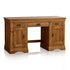 French Rustic Solid Oak Computer Desk - Oak Furniture Store