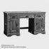 French Rustic Solid Oak Computer Desk - Oak Furniture Store