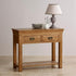 French Rustic Solid Oak Console Table - Oak Furniture Store