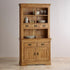 French Rustic Solid Oak Hutch Dresser - Oak Furniture Store