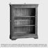 French Rustic Solid Oak Small Bookcase - Oak Furniture Store