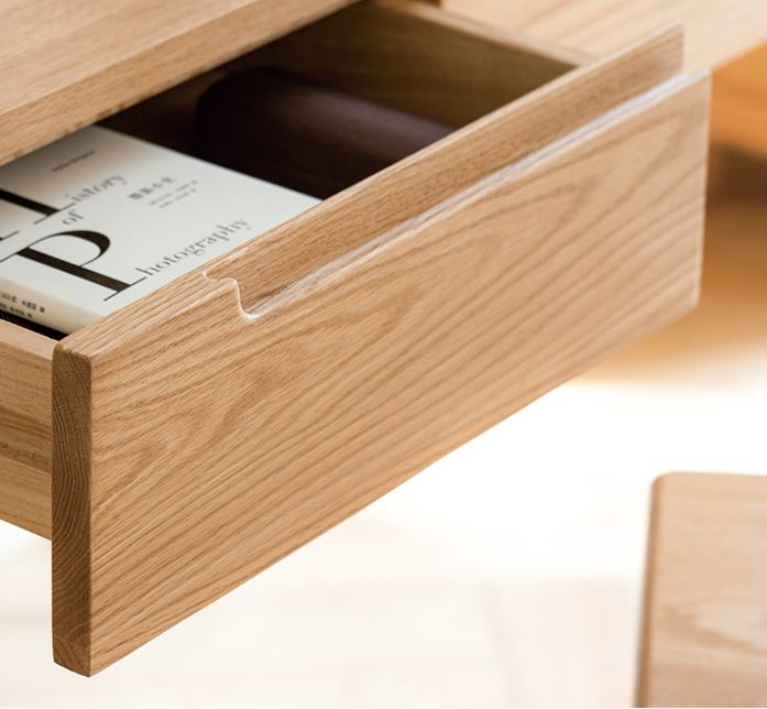 Humbie Solid Oak Study Desk - Oak Furniture Store