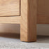 Humbie Solid Oak Slim Display Cabinet - Oak Furniture Store