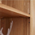 Humbie Solid Oak Slim Display Cabinet - Oak Furniture Store