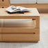 Manchester Natural Solid Oak Coffee Table | square small coffee table NZ with storage for living room | Oak Furniture Store