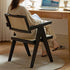 Nordic Charcoal Solid Oak Designer Chair - Oak Furniture Store