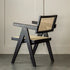 Nordic Charcoal Solid Oak Designer Chair - Oak Furniture Store