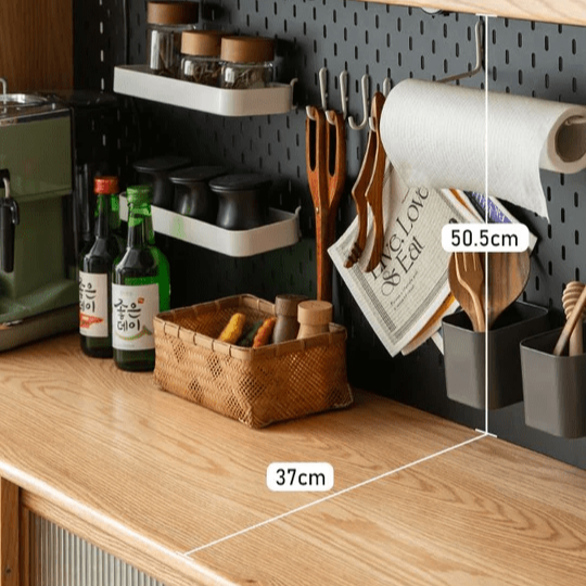 Oslo Natural Solid Oak Sideboard with Hutch Dresser - Oak Furniture Store