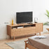 Oslo Natural Solid Oak Tall TV Unit - Oak Furniture Store