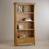 Renwick Rustic Solid Oak Bookcase Cabinet - Oak Furniture Store