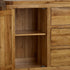 Renwick Rustic Solid Oak Large Sideboard - Oak Furniture Store