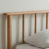 Salos Natural Solid Oak Bed Frame - Oak Furniture Store