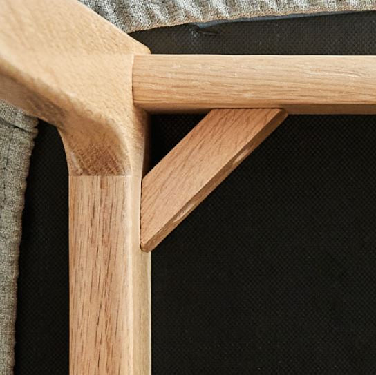 Seattle Natural Solid Oak Dining Chair - Oak Furniture Store
