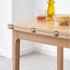 Seattle Natural Solid Oak Extending Dining Table - Oak Furniture Store