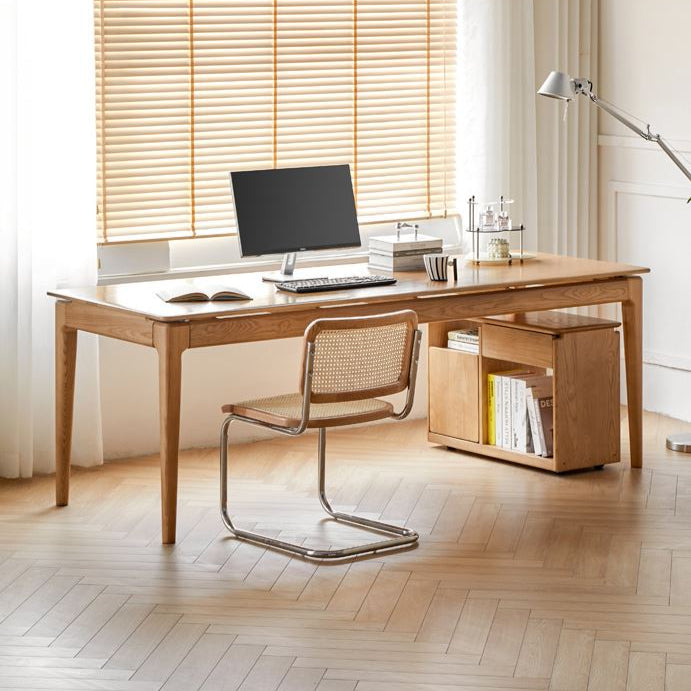 Seattle Natural Solid Ash Large Dining Table - Oak Furniture Store