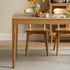 Seattle Natural Solid Oak Large Dining Table - Oak Furniture Store