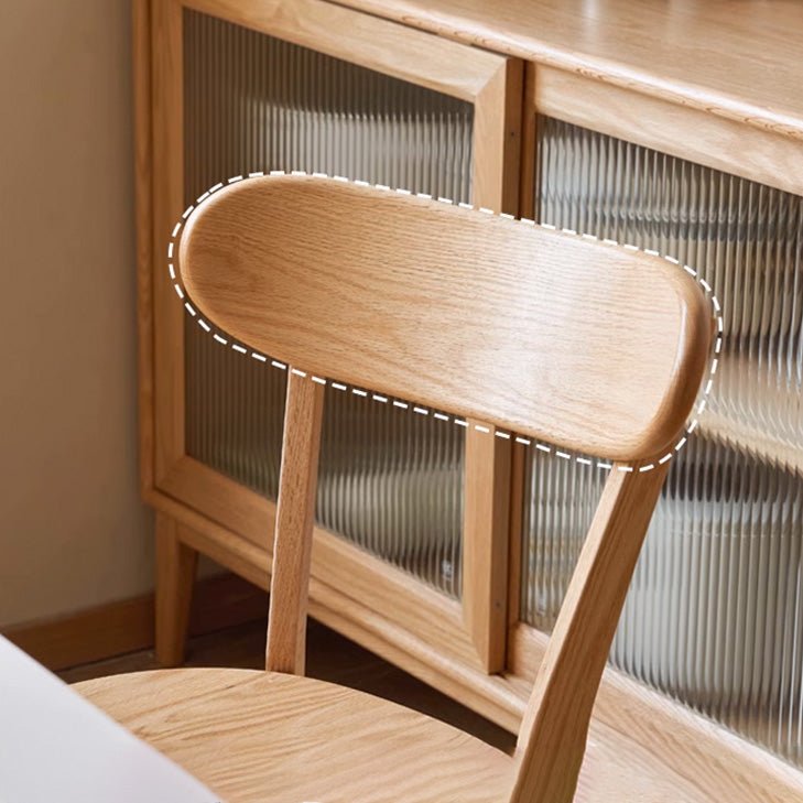 Sion Natural Solid Oak Dining Chair - Oak Furniture Store