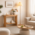 Provo Natural Solid Oak Console Table