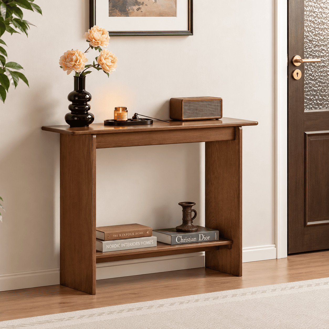 Provo Natural Solid Oak Console Table
