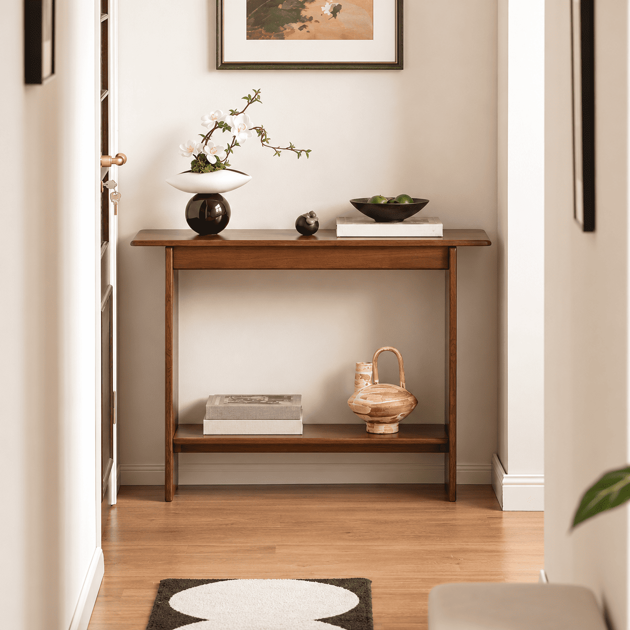 Provo Natural Solid Oak Console Table