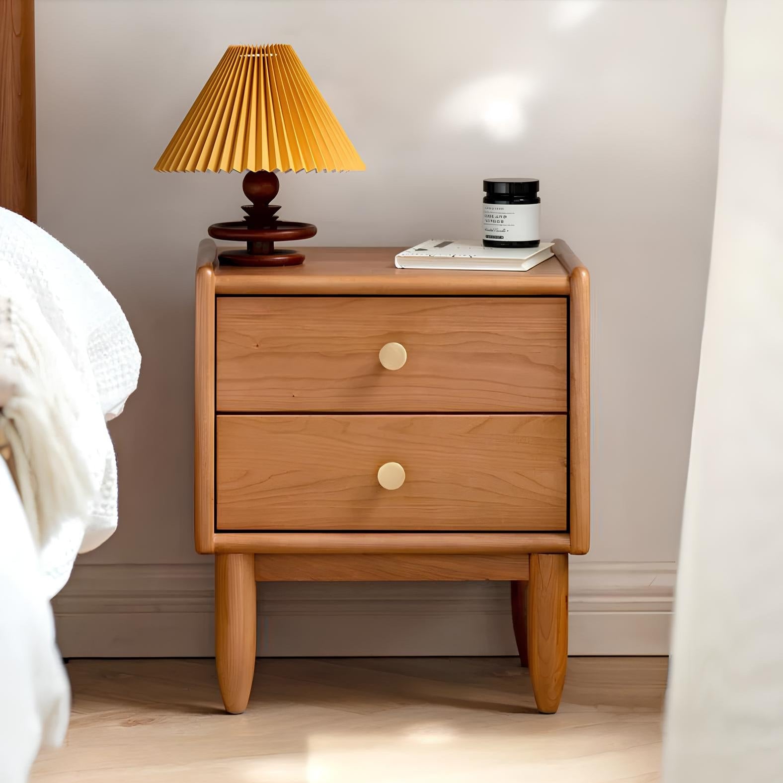 Prunus Solid Cherry Bedside Table