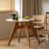 Prunus Natural Solid Cherry Small Round Dining Table