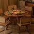 Prunus Natural Solid Cherry Small Round Dining Table