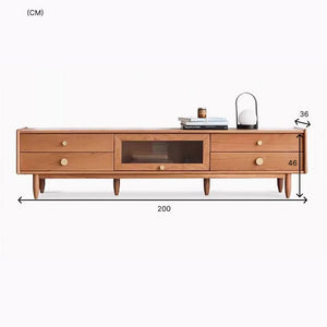 Prunus Solid Cherry Entertainment Unit - Oak Furniture Store