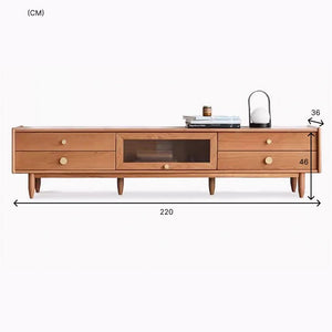 Prunus Solid Cherry Entertainment Unit - Oak Furniture Store