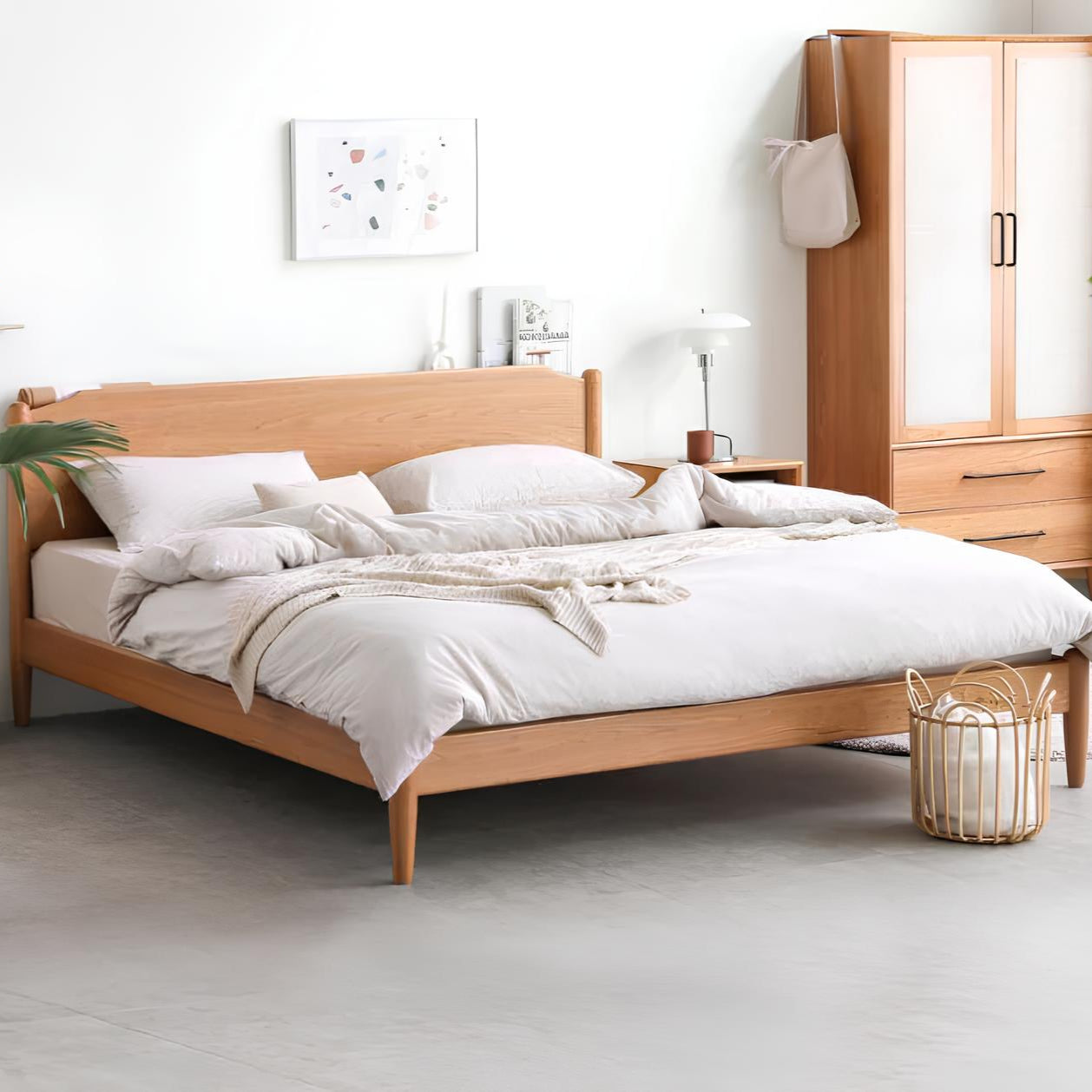 Prunus Solid Cherry Bed Frame