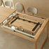 Randers Natural Solid Oak Extending Dining Table