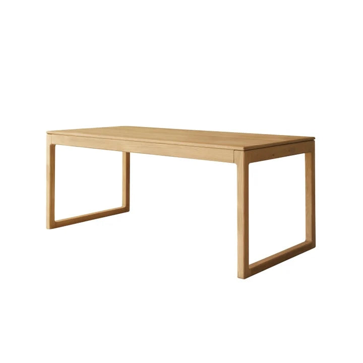 Randers Natural Solid Oak Extending Dining Table
