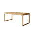 Randers Natural Solid Oak Extending Dining Table