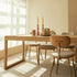 Randers Natural Solid Oak Extending Dining Table