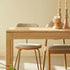 Randers Natural Solid Oak Extending Dining Table
